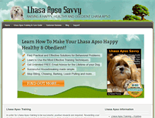 Tablet Screenshot of lhasaapsosavvy.com